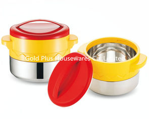 China 4pcs Camping food box thermos food warmer container stainless steel double heat preservation pot supplier